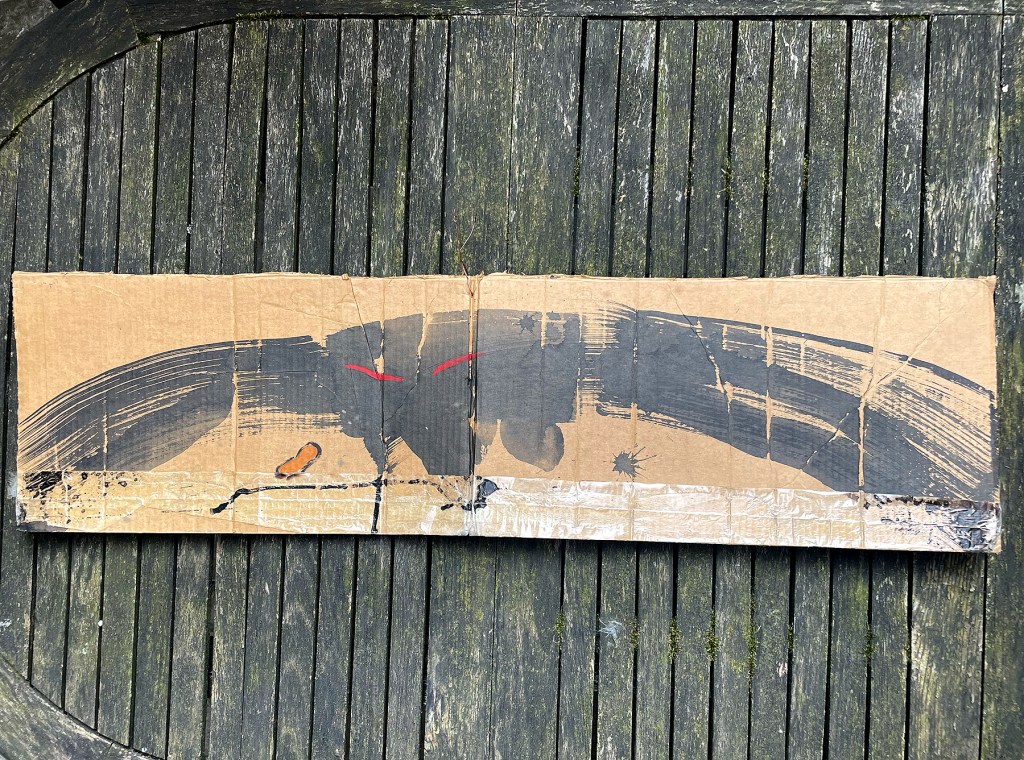 David Horvitz and Ali Eyal, “Crow Painting”, 2024 (150&nbsp;Euros)