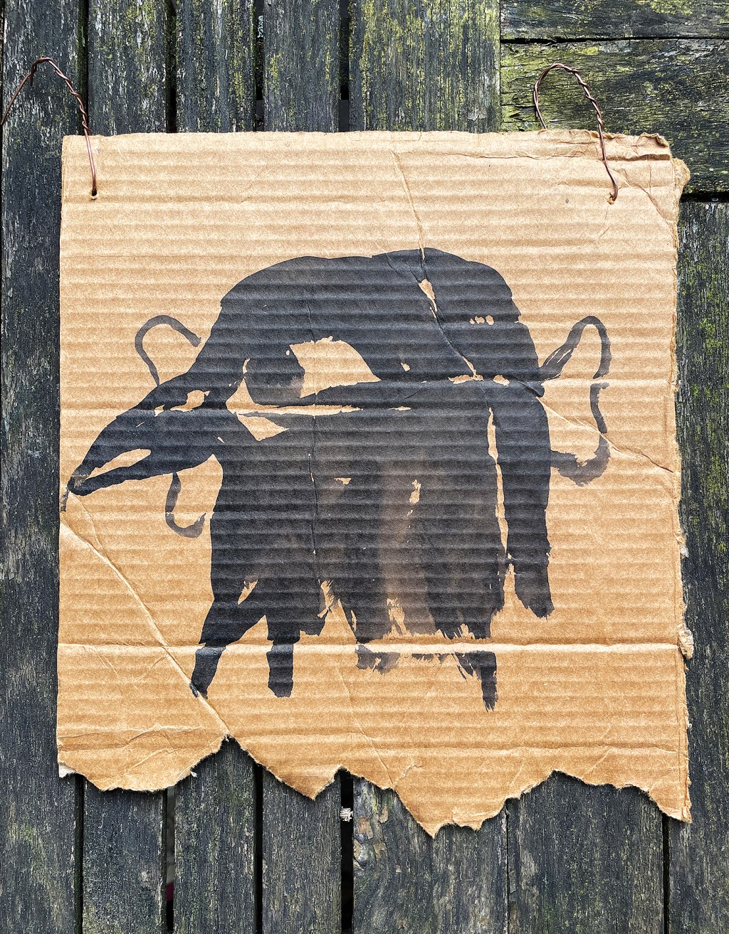 David Horvitz and Ali Eyal, “Crow Paintings,” 2024 (60&nbsp;Euros)