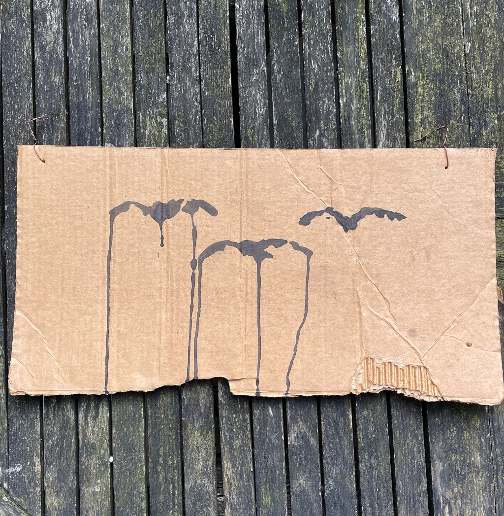 David Horvitz and Ali Eyal, “Crow Paintings,” 2024 (80&nbsp;Euros)