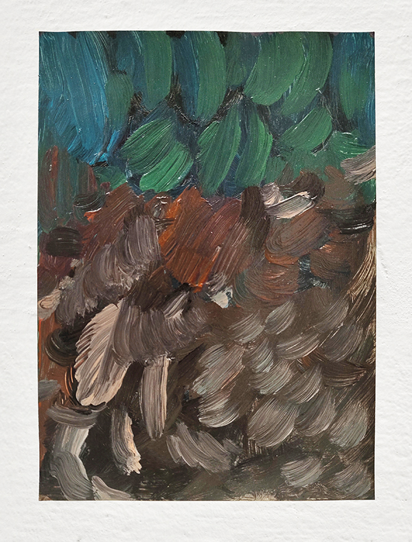 Michele Gabriele, “Study for the Plumage of a Parrot. An Unbothered, Sad, and Cringe Parrot. Indifferent to its Context”,&nbsp;2025