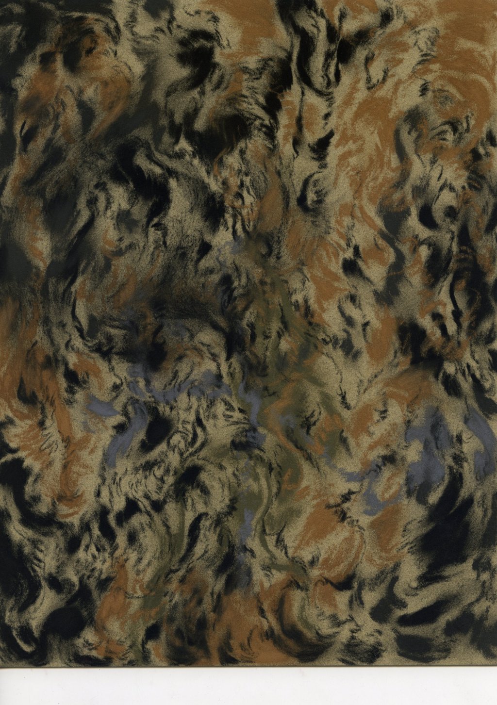 Monia Ben Hamouda, “Untitled (Witnessing the deep deep blackhole we are digging in this earth, waiting for it to swallow us all, one by one), 2”,&nbsp;2025