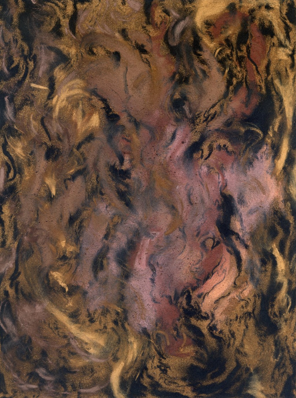 Monia Ben Hamouda “Untitled (Witnessing the deep deep blackhole we are digging in this earth, waiting for it to swallow us all, one by one), 5”,&nbsp;2025