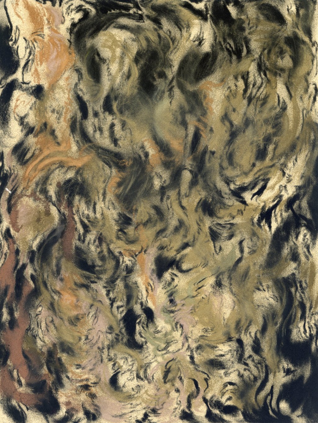 Monia Ben Hamouda “Untitled (Witnessing the deep deep blackhole we are digging in this earth, waiting for it to swallow us all, one by one)”,&nbsp;2025