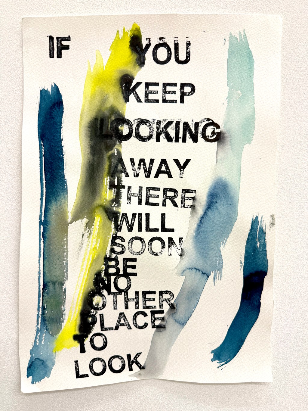 David Horvitz ‘IF YOU KEEP LOOKING AWAY THERE WILL SOON BE NO OTHER PLACE TO LOOK’, 2024 –&nbsp;ongoing