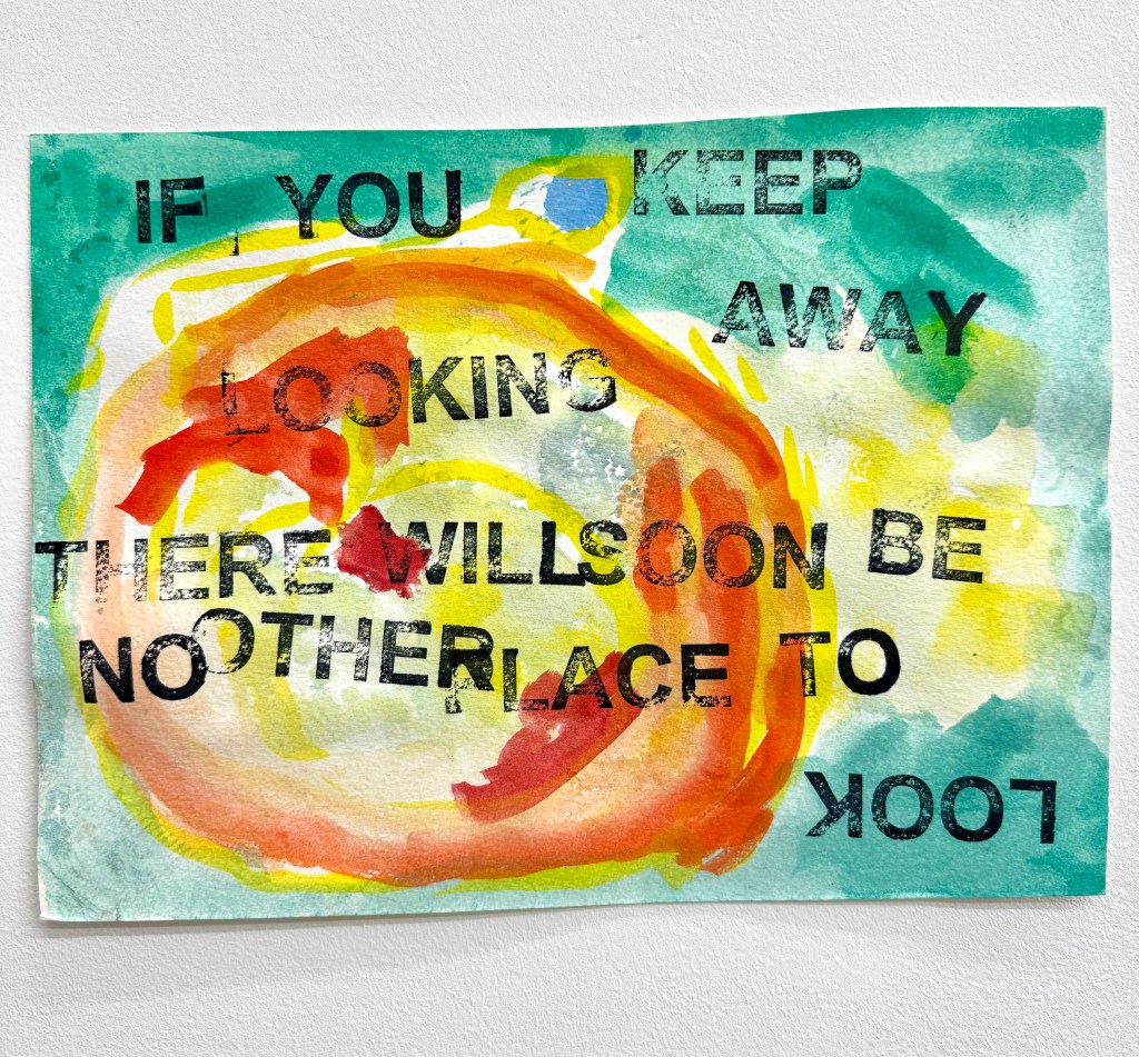 David Horvitz ‘IF YOU KEEP LOOKING AWAY THERE WILL SOON BE NO OTHER PLACE TO LOOK’, 2024 –&nbsp;ongoing